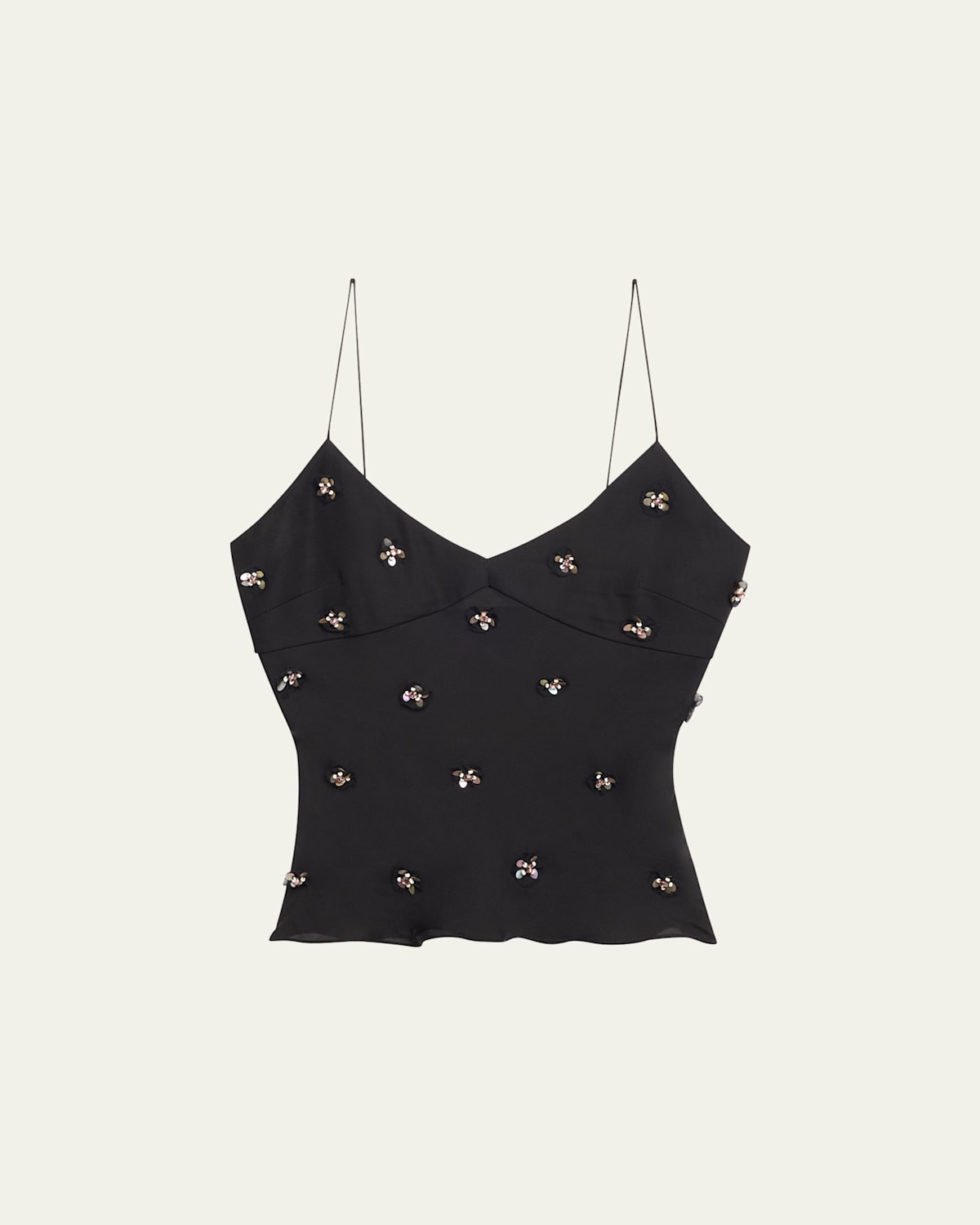 Shop Ulla Johnson Demi Embellished Blouse In Noir