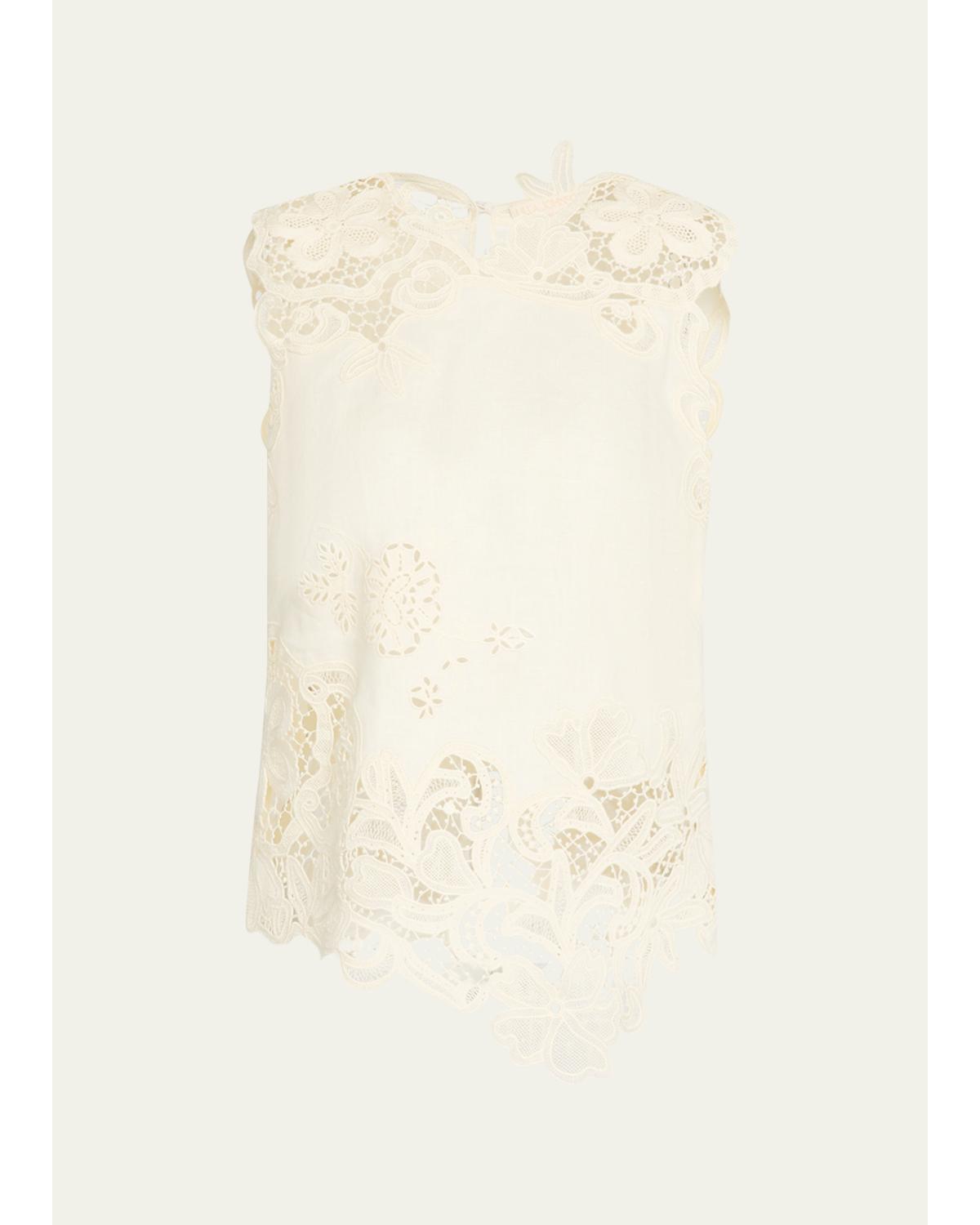 Marlis Lace Embroidered Top