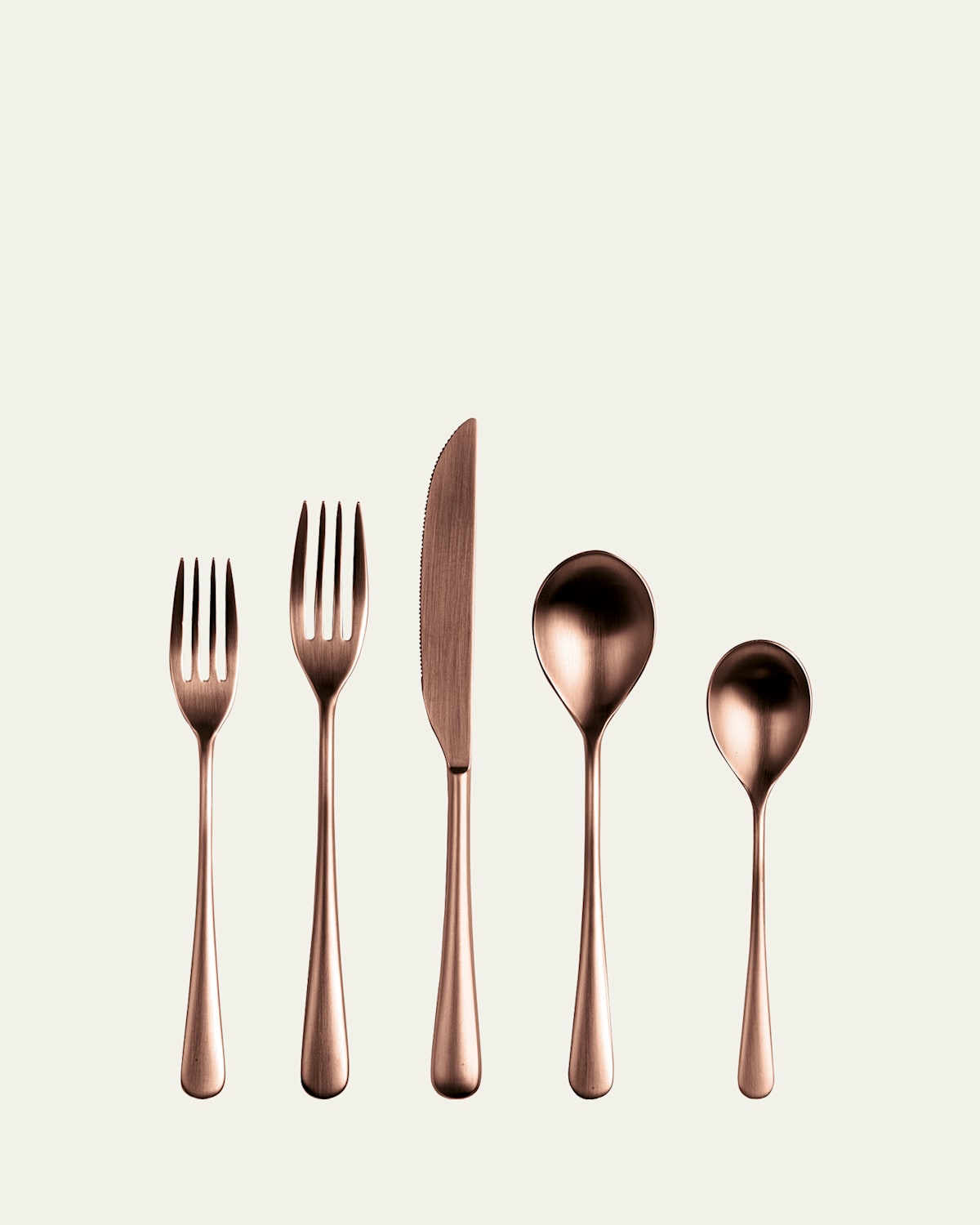 Mepra Neve Ice Bronze 5-piece Flatware Place Setting