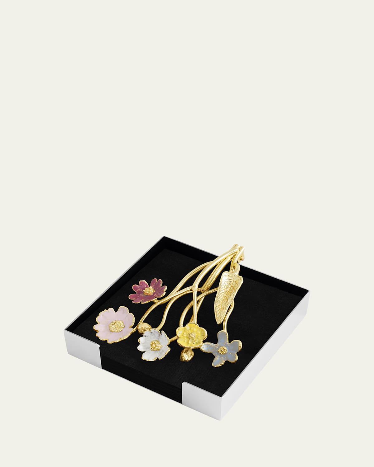 Michael Aram Wildflowers Cocktail Napkin Holder