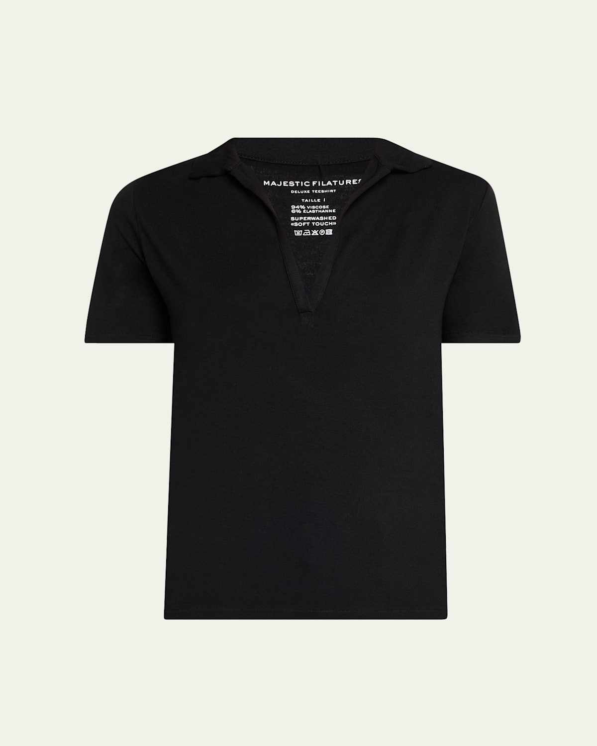 MAJESTIC SOFT TOUCH SHORT-SLEEVE POLO T-SHIRT 