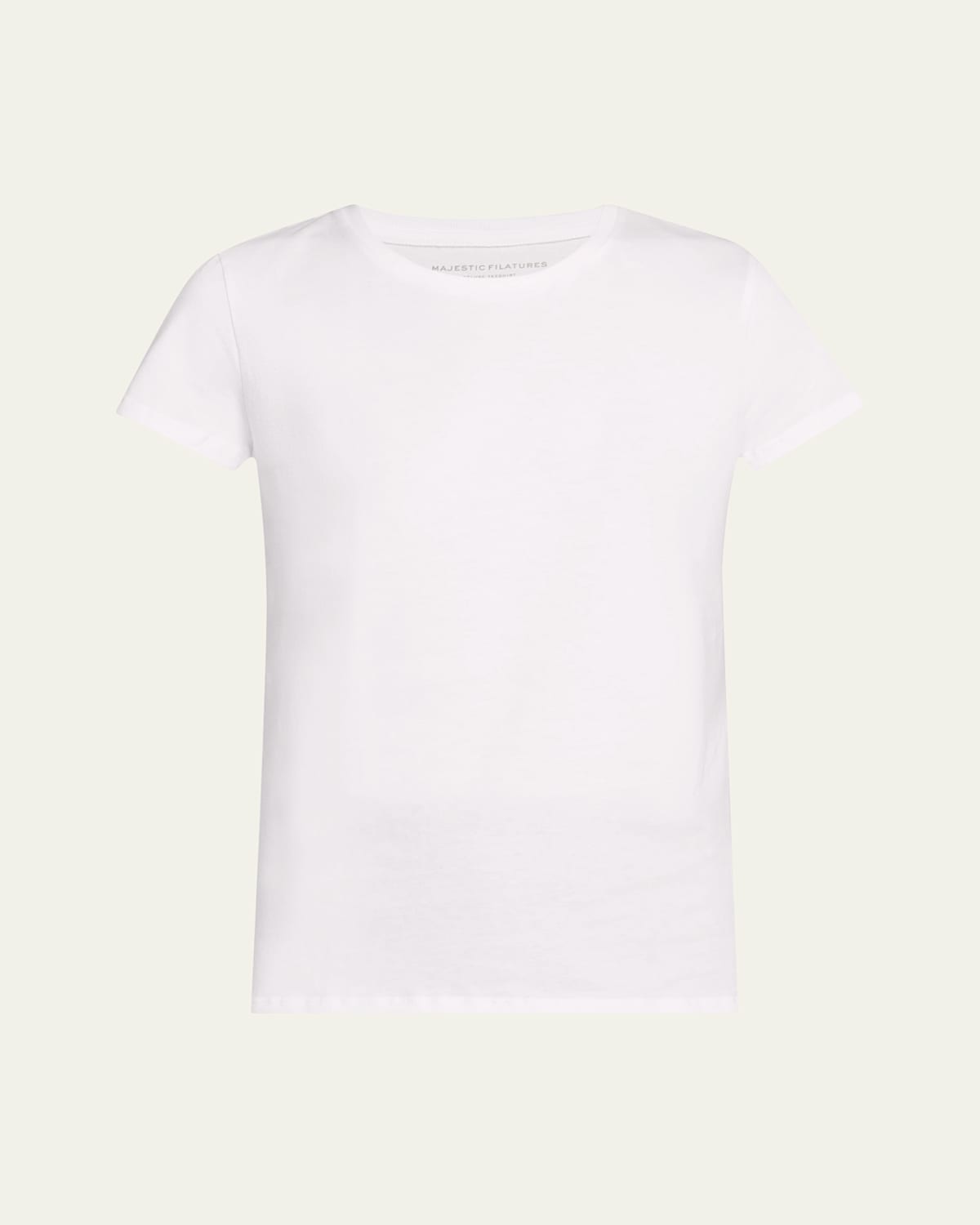 MAJESTIC CREWNECK ORGANIC COTTON T-SHIRT 