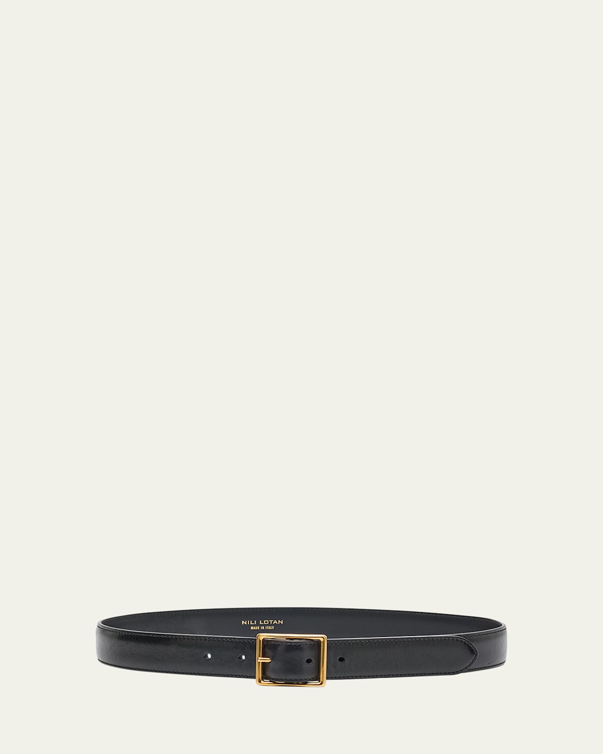 Shop Nili Lotan Gabriele Leather Belt In Gabriele Belt
