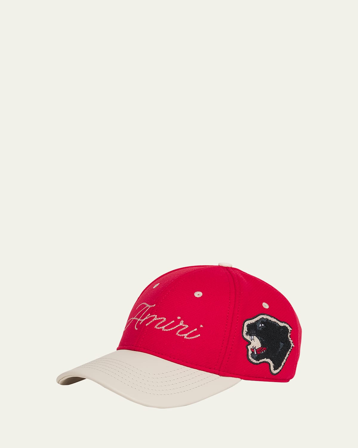 Amiri Men's Logo Panther Two-tone Baseball Cap