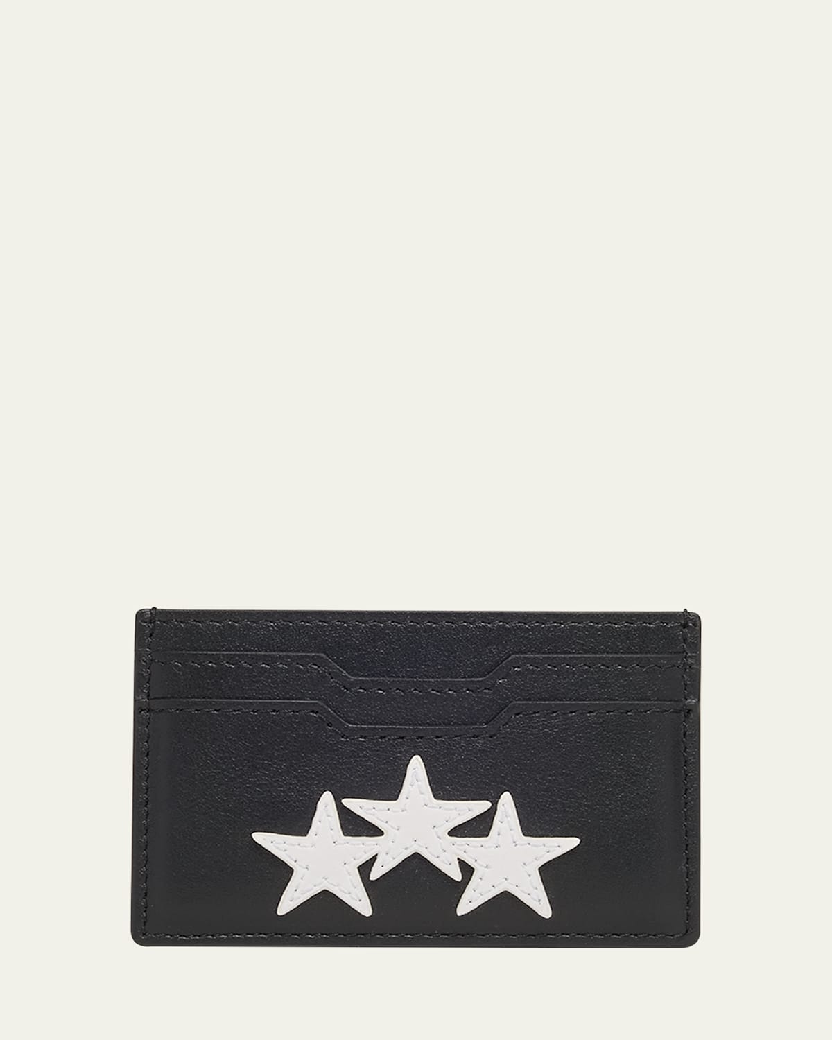 Amiri Men's Three Star Leather Card Holder
