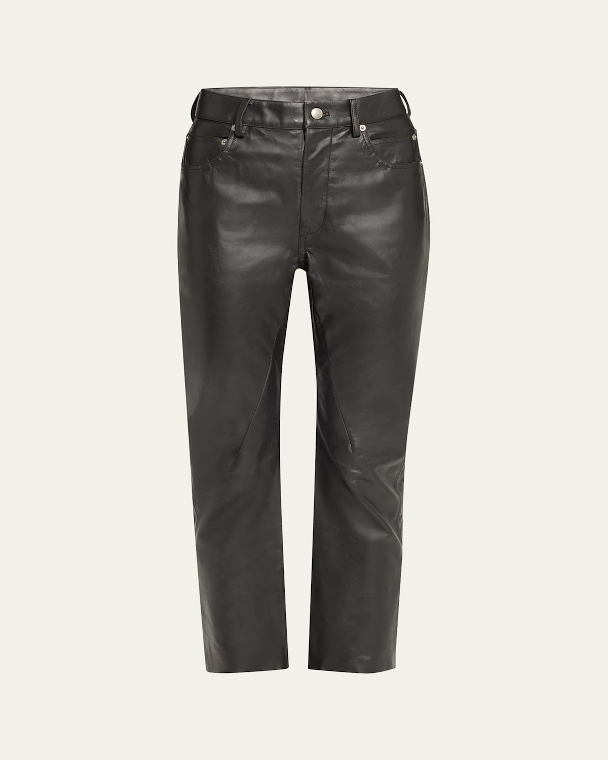 Detroit Bootcut Leather Pants