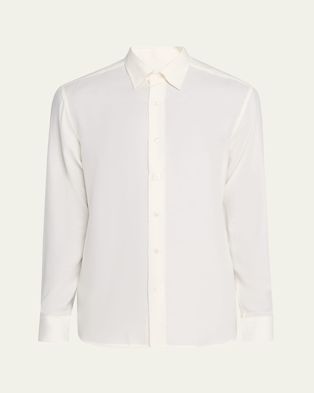 Men's Cotton and Cashmere Sport Shirt