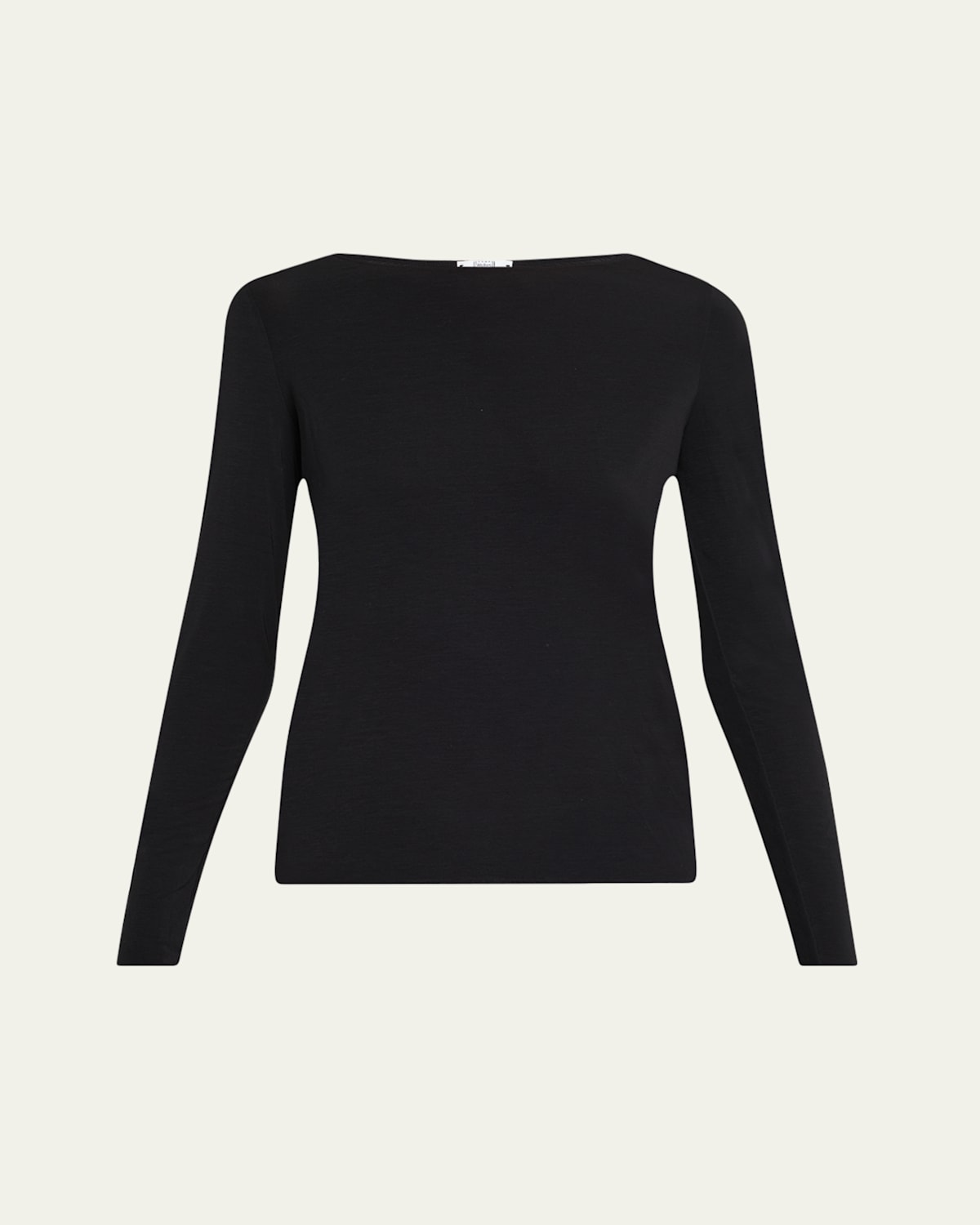 Wolford Pure Bateau-neck Jersey Top In Black