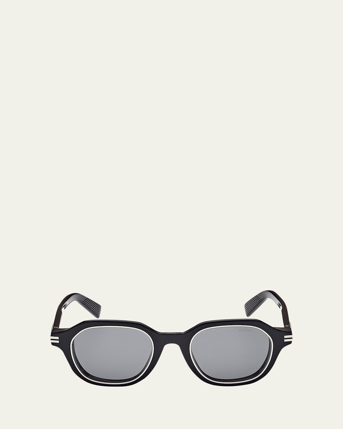Men's EZ0250M Acetate Square Sunglasses