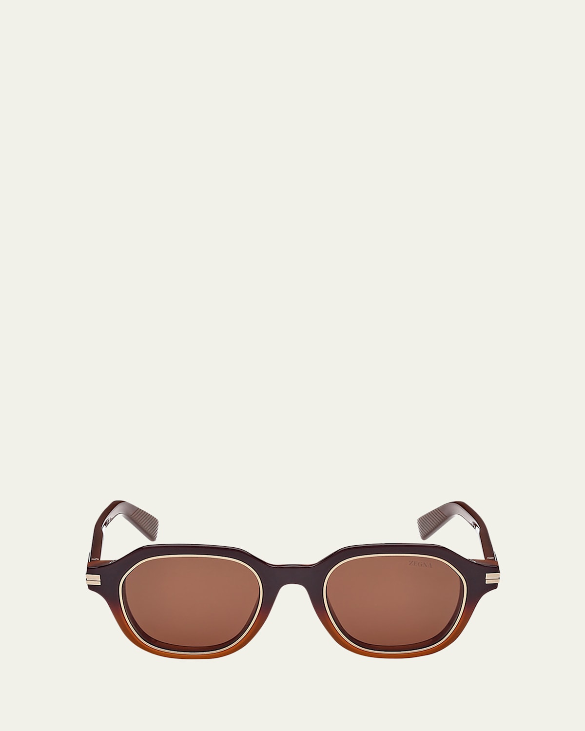 Men's EZ0250M Acetate Square Sunglasses