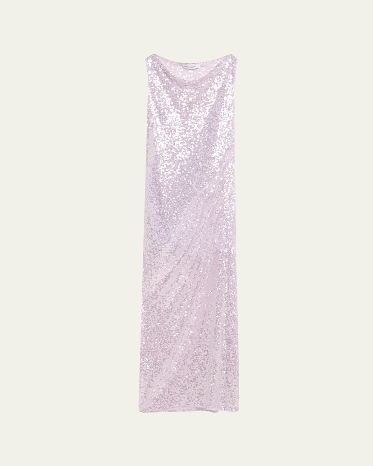 Sequined Side Riched Gown