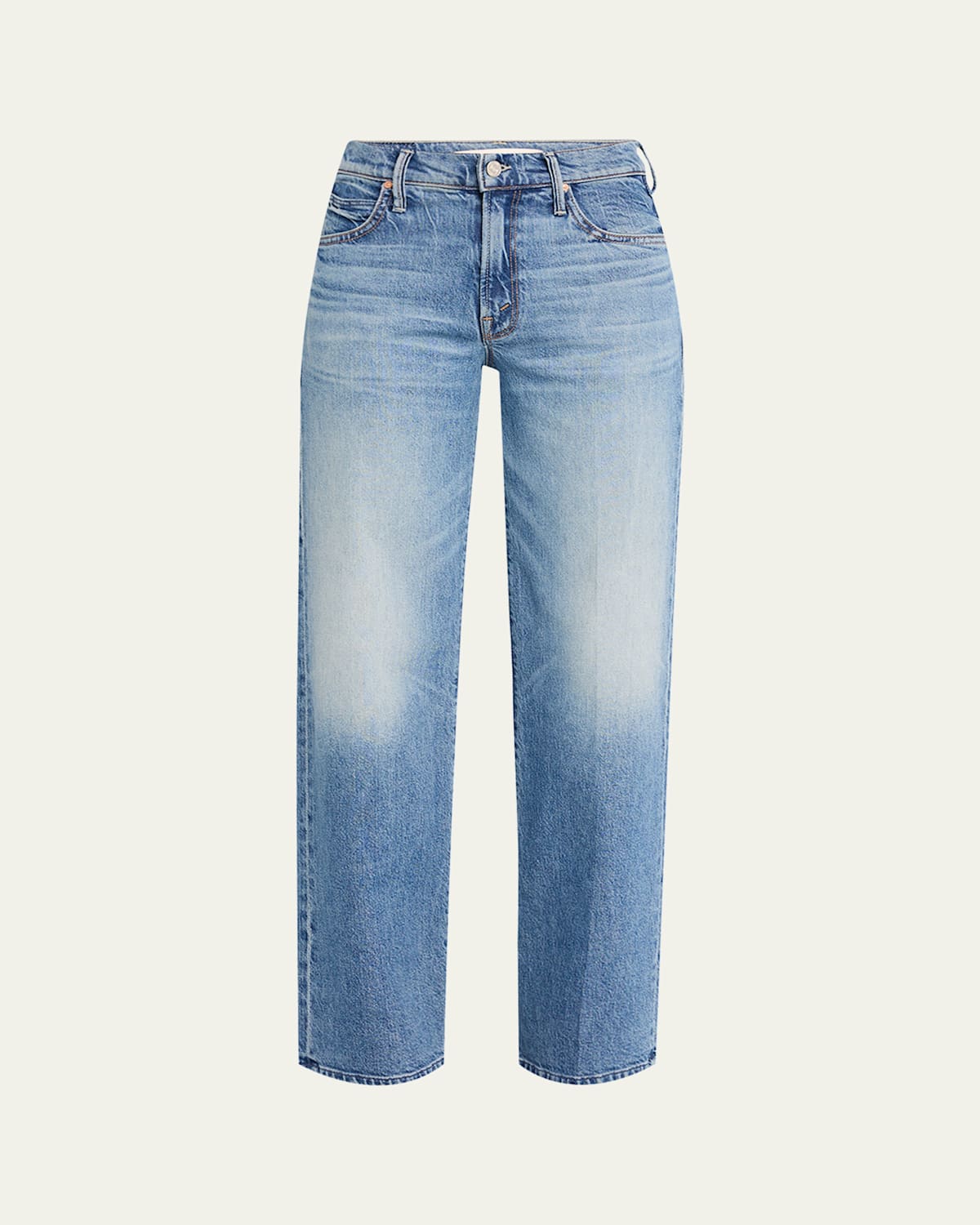 Mother Lil' Mid-rise Tunnel Vision Sneak Jeans
