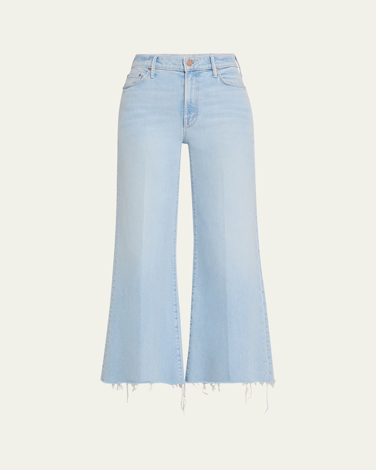 Mother The Twister High Rise Ankle Wide Leg Jeans In Cowabunga