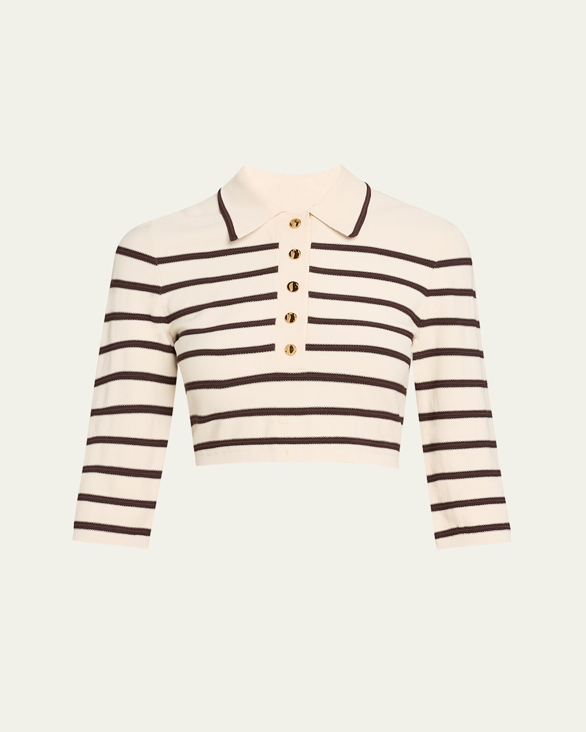 Illuminate Stripe Polo Top