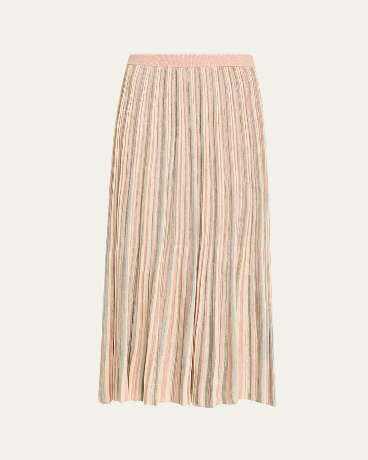 Zimmermann Illuminate Mouline Maxi Skirt In Multi