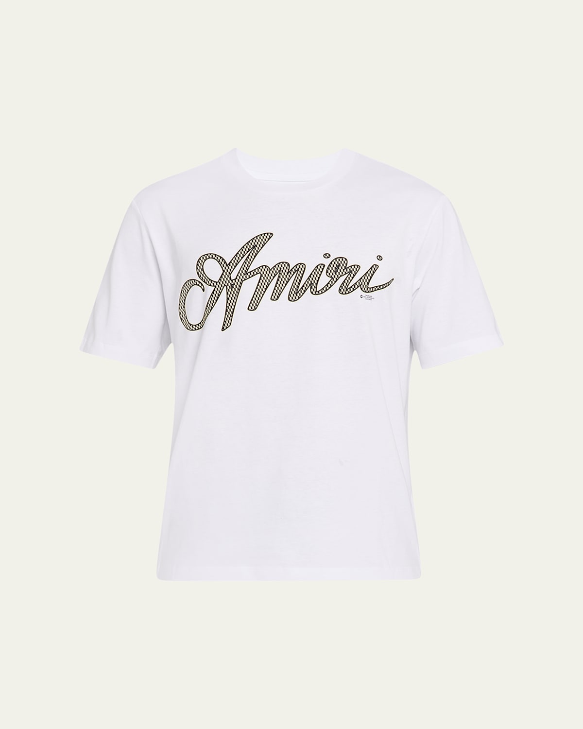 Amiri Script Logo Graphic T-shirt
