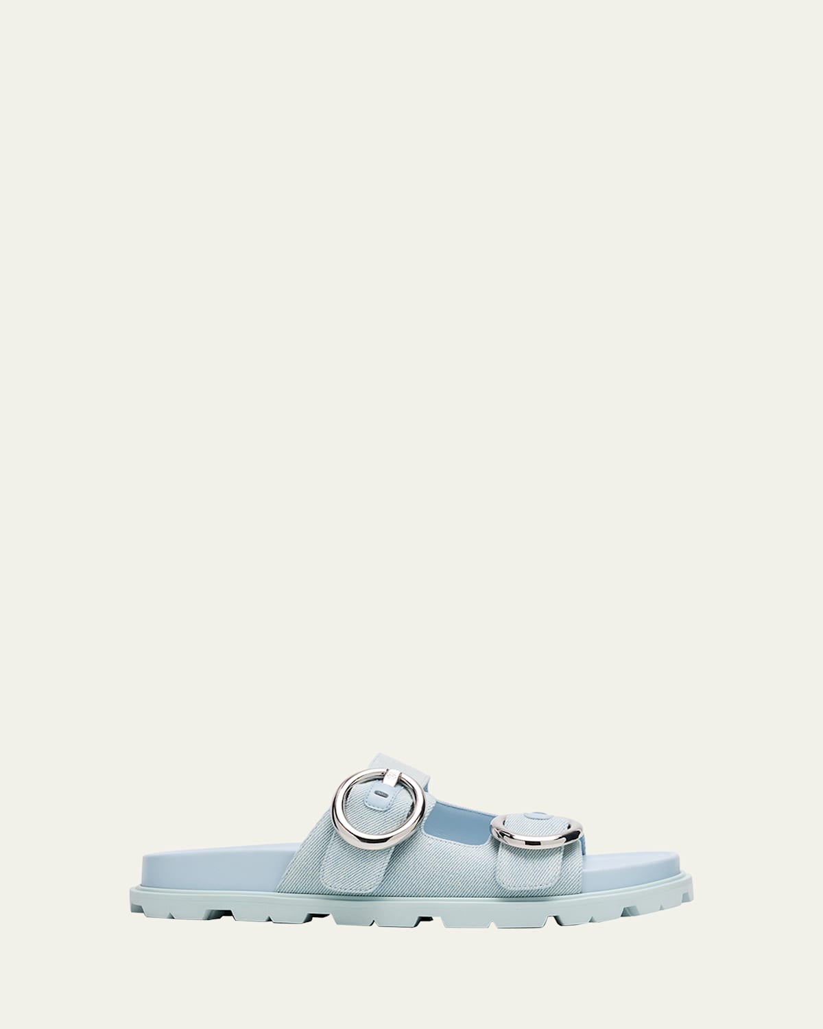 Stuart Weitzman Benni Denim Sport Slides