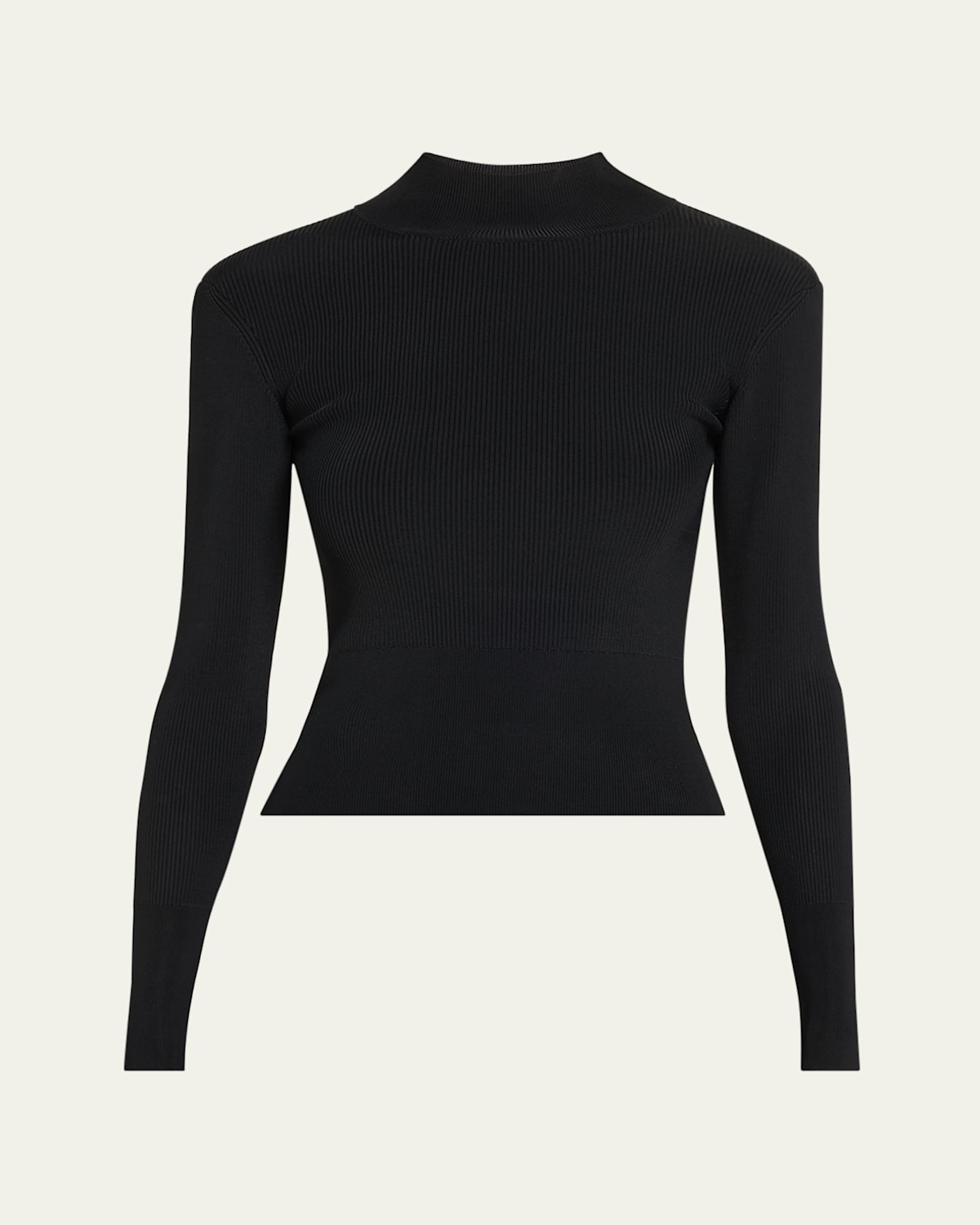 Iro Fenya Ribbed Mock-neck Top In Fenya
