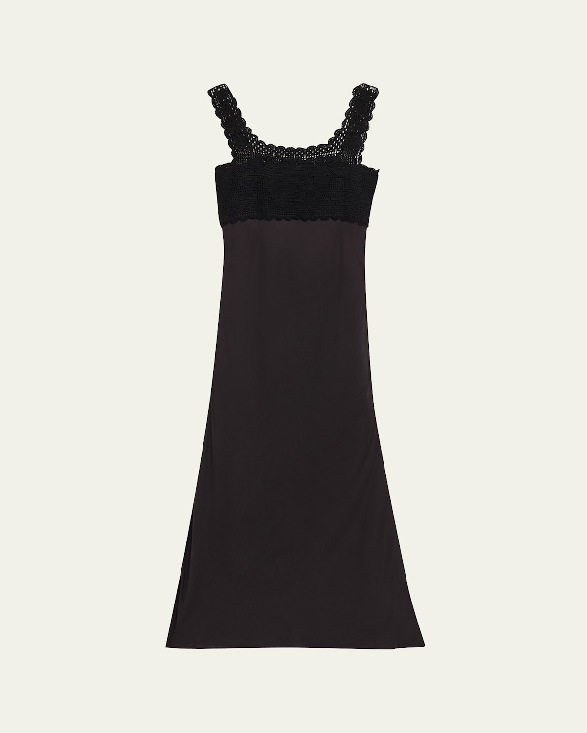 Bernadette Lace Crochet Empire Midi Dress
