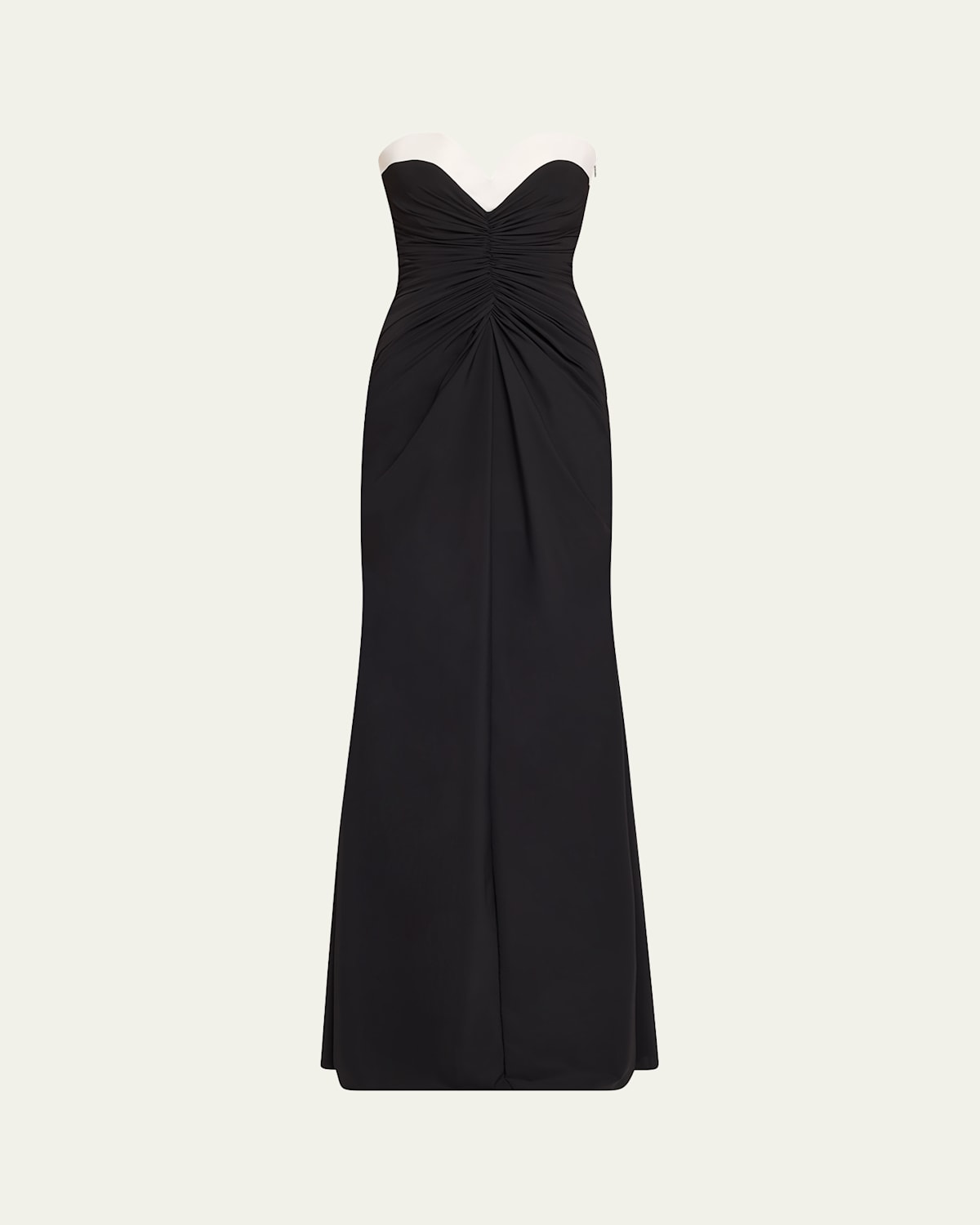 Tokumy Strapless Ruched Jersey Gown