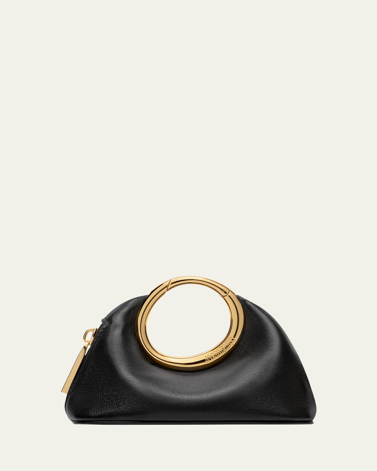 JACQUEMUS LE PORTE CALINO LEATHER TOP-HANDLE BAG 