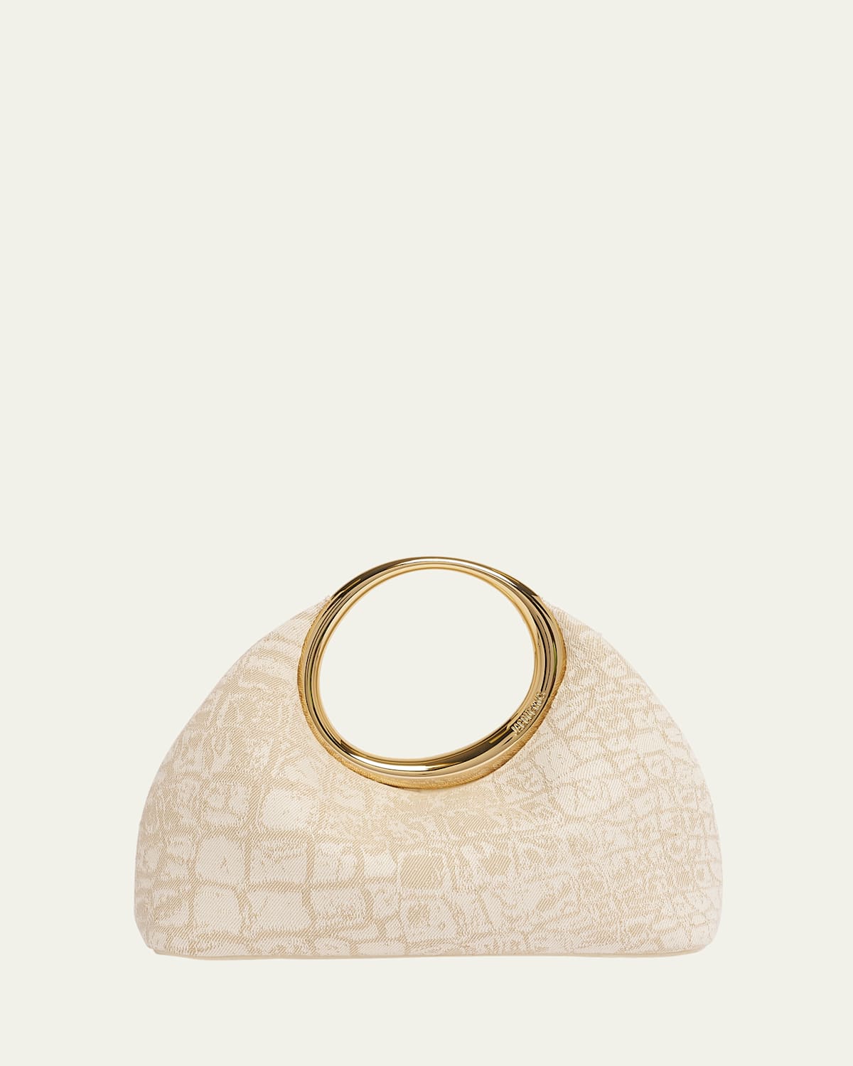 Jacquemus Le Petit Calino Croc-printed Top-handle Bag In Le Petit Calino