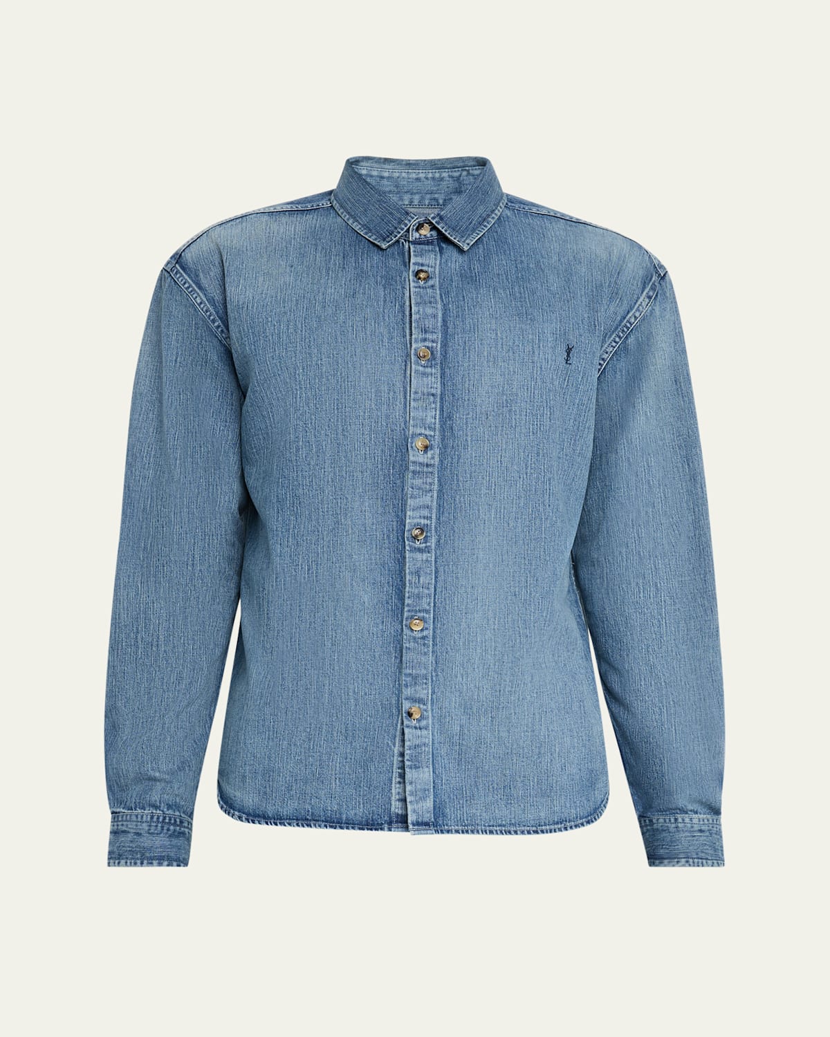 Men's Cassandra Denim Button-Down Shirt