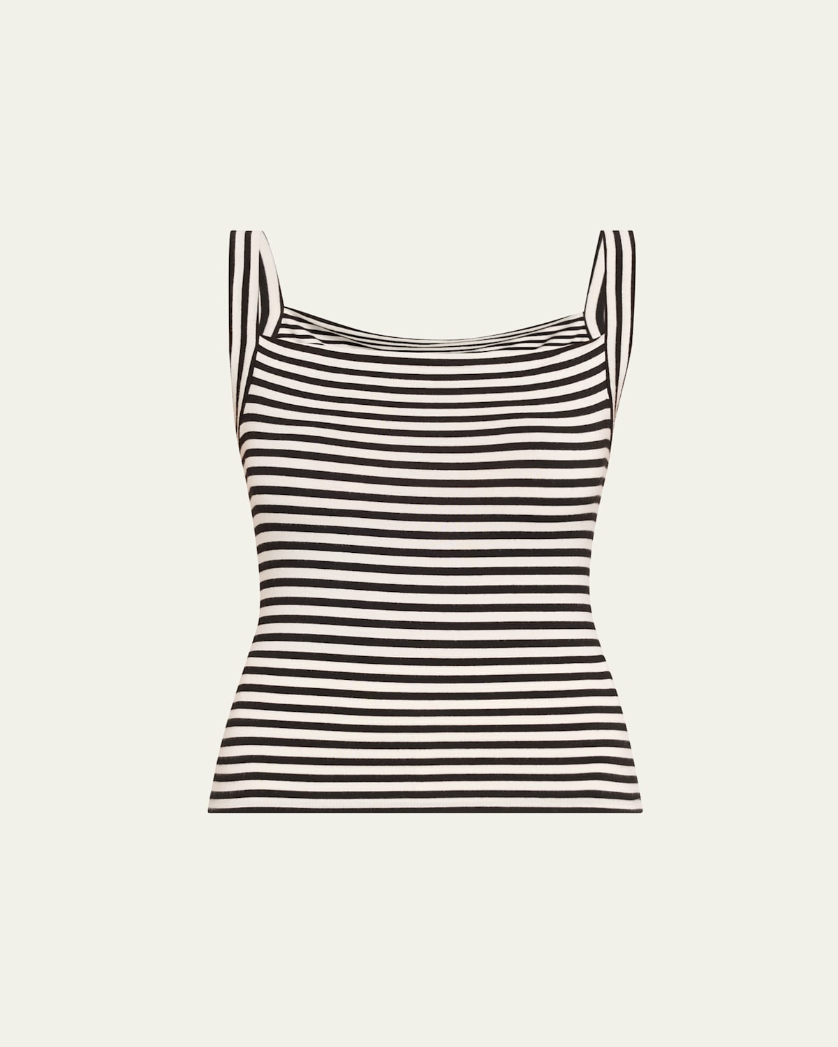 ANEMOS STRIPED SQUARE-NECK TANK TOP 