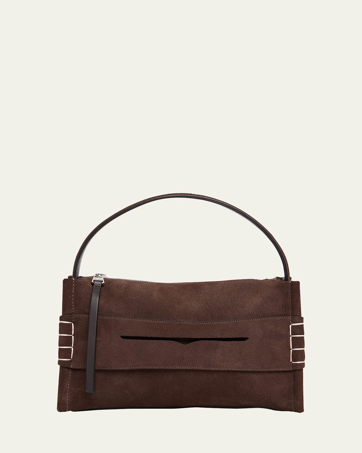 Loafer Suede Crossbody Bag