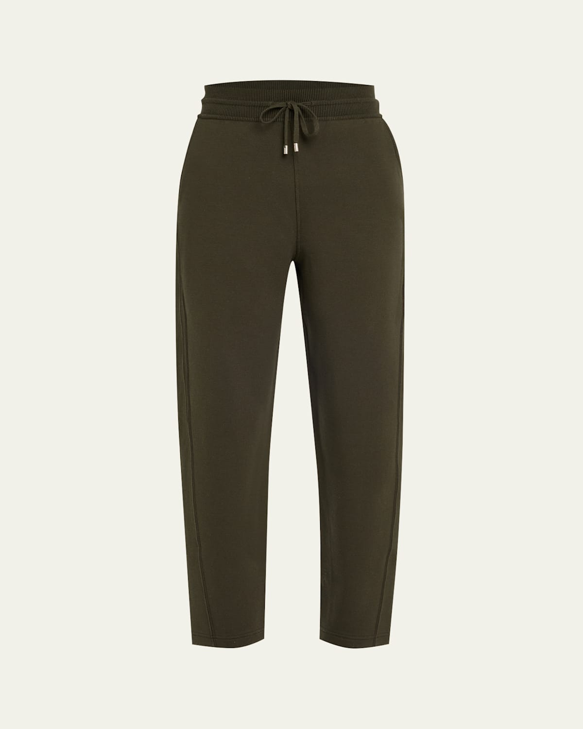 Loro Piana Viera Luxury Cashmere Fleece Drawstring Pants In Pine Grove