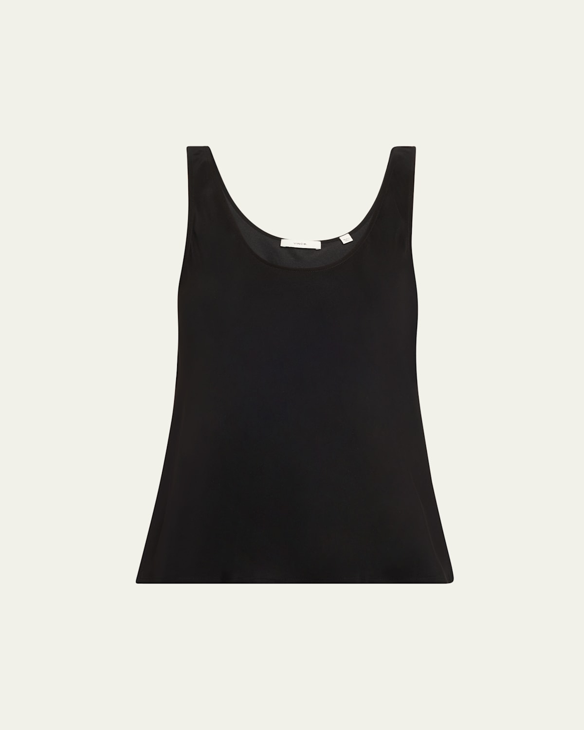 Vince Scoop-neck Bias Tank Top In Classic Bias Tank Cami