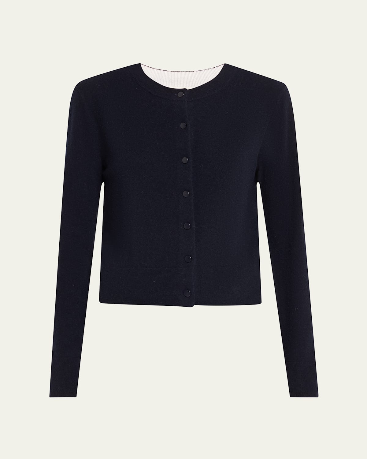 VINCE TIPPED HALF-MOON CARDIGAN 