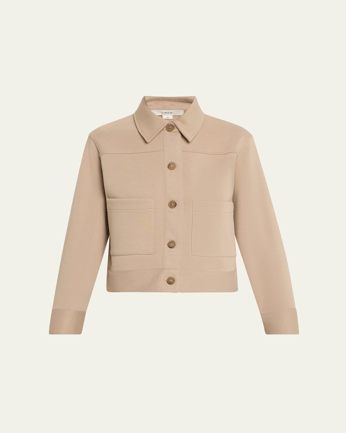Vince Cropped Patch Pocket Jacket In Cropped Jkt