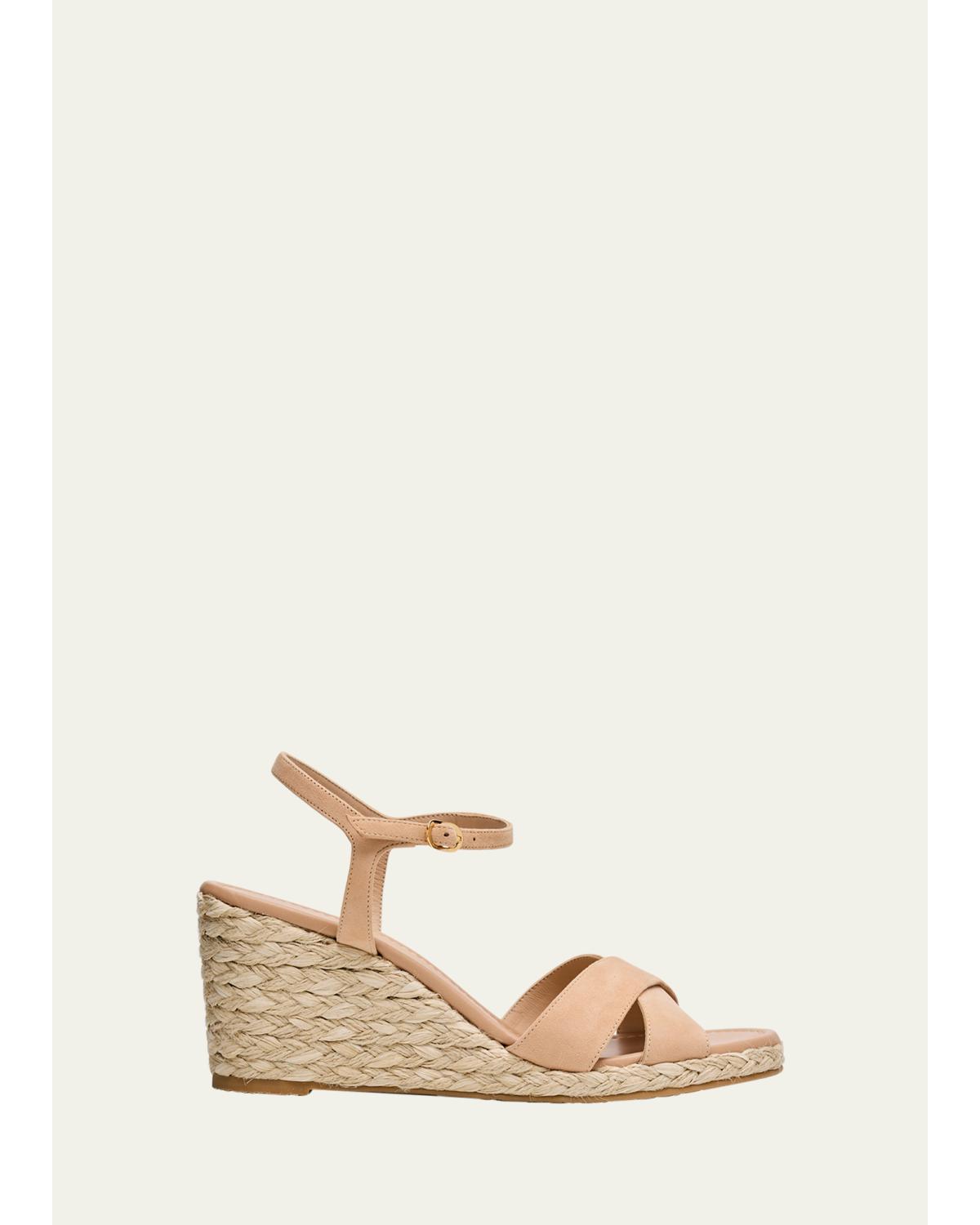 Dayna Suede Crisscross Wedge