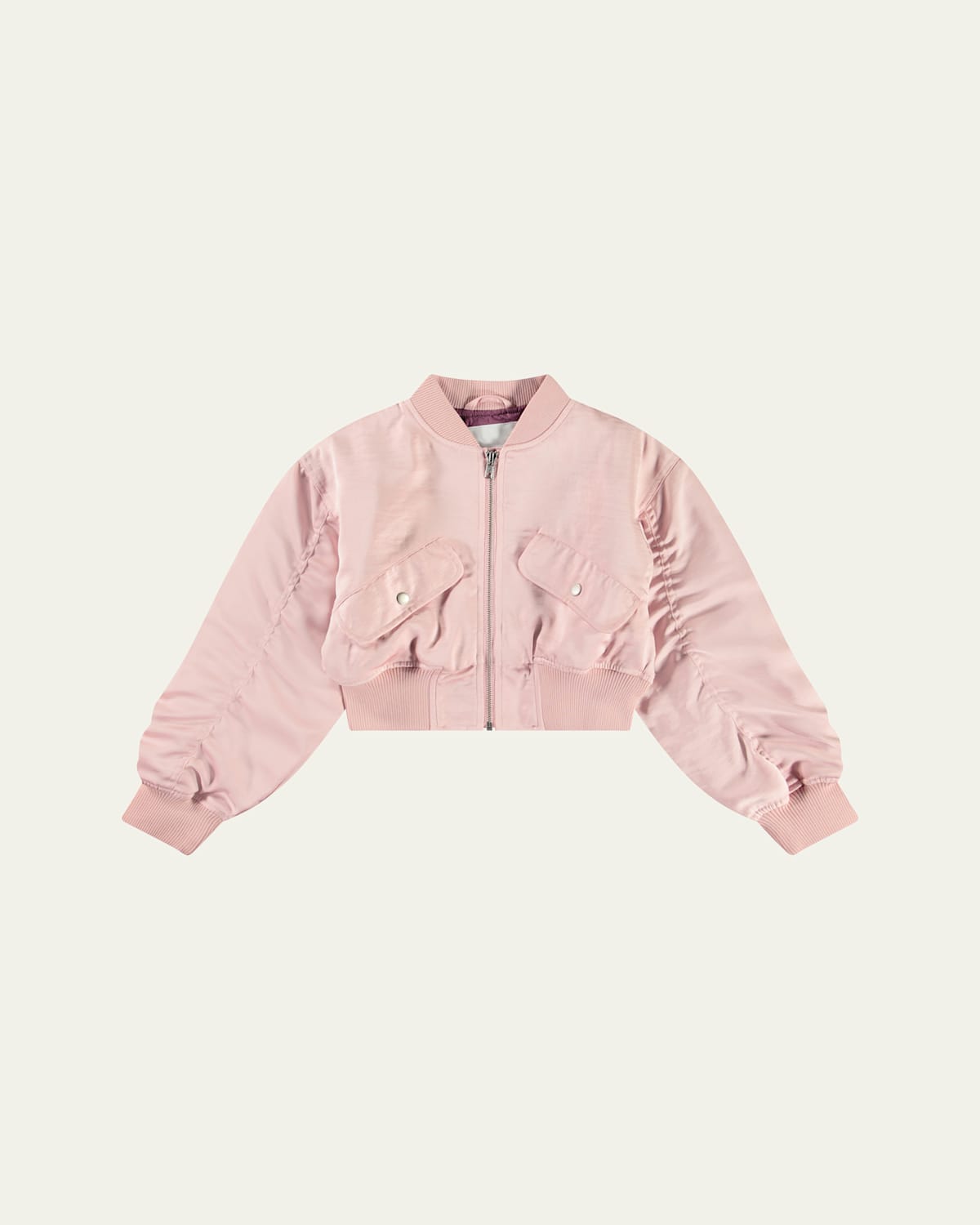 Molo Nylon Bomber Jacket In Charlotte Pink