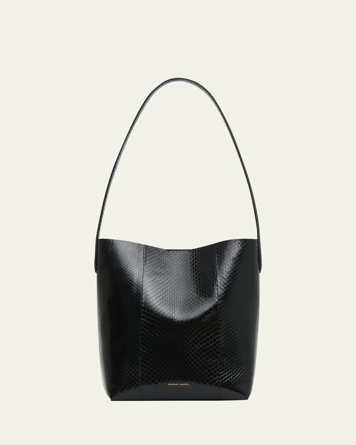 Mansur Gavriel Cabas Mini Watersnake Everyday Shoulder Bag