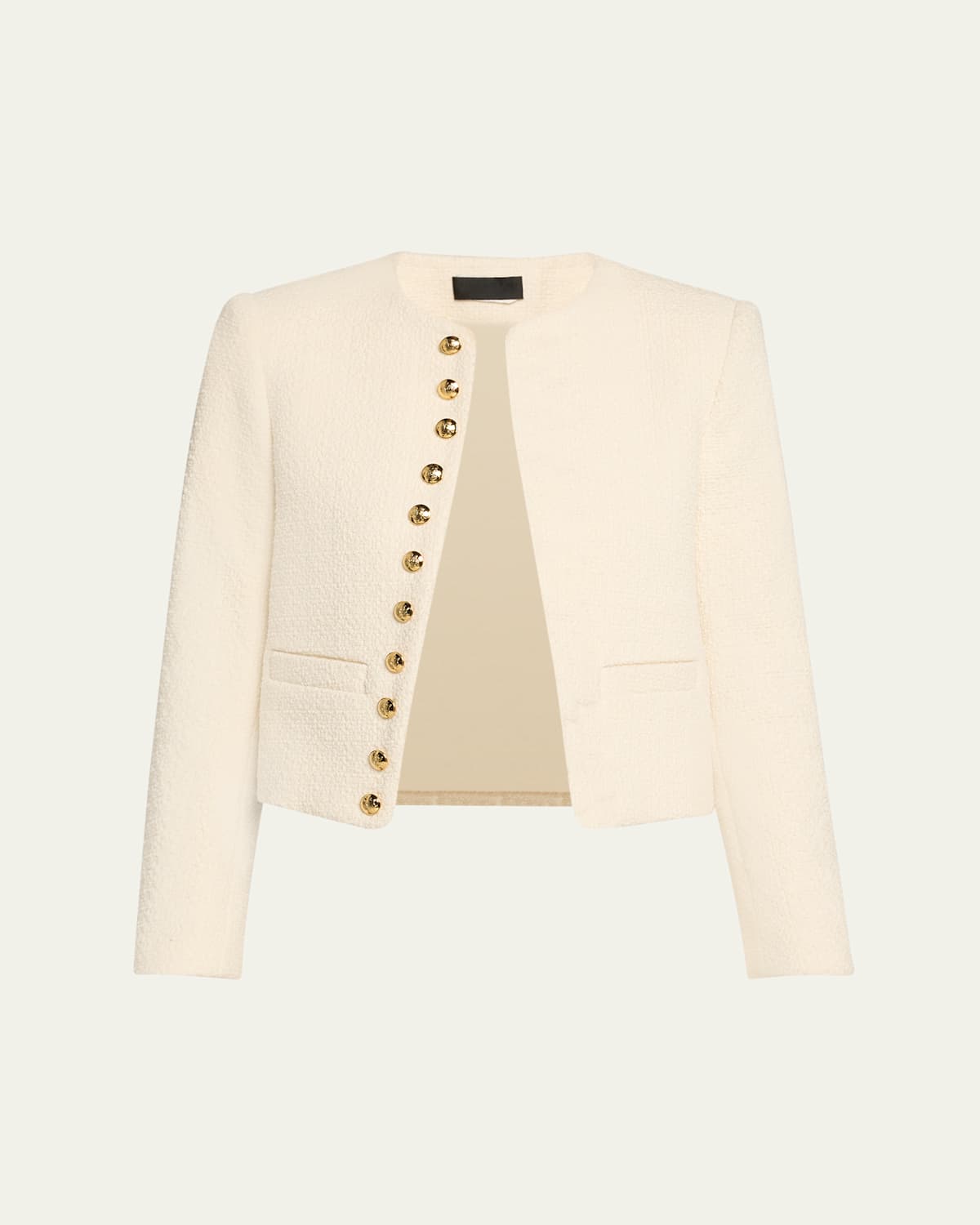 NILI LOTAN PATTI OPEN-FRONT SHORT JACKET 