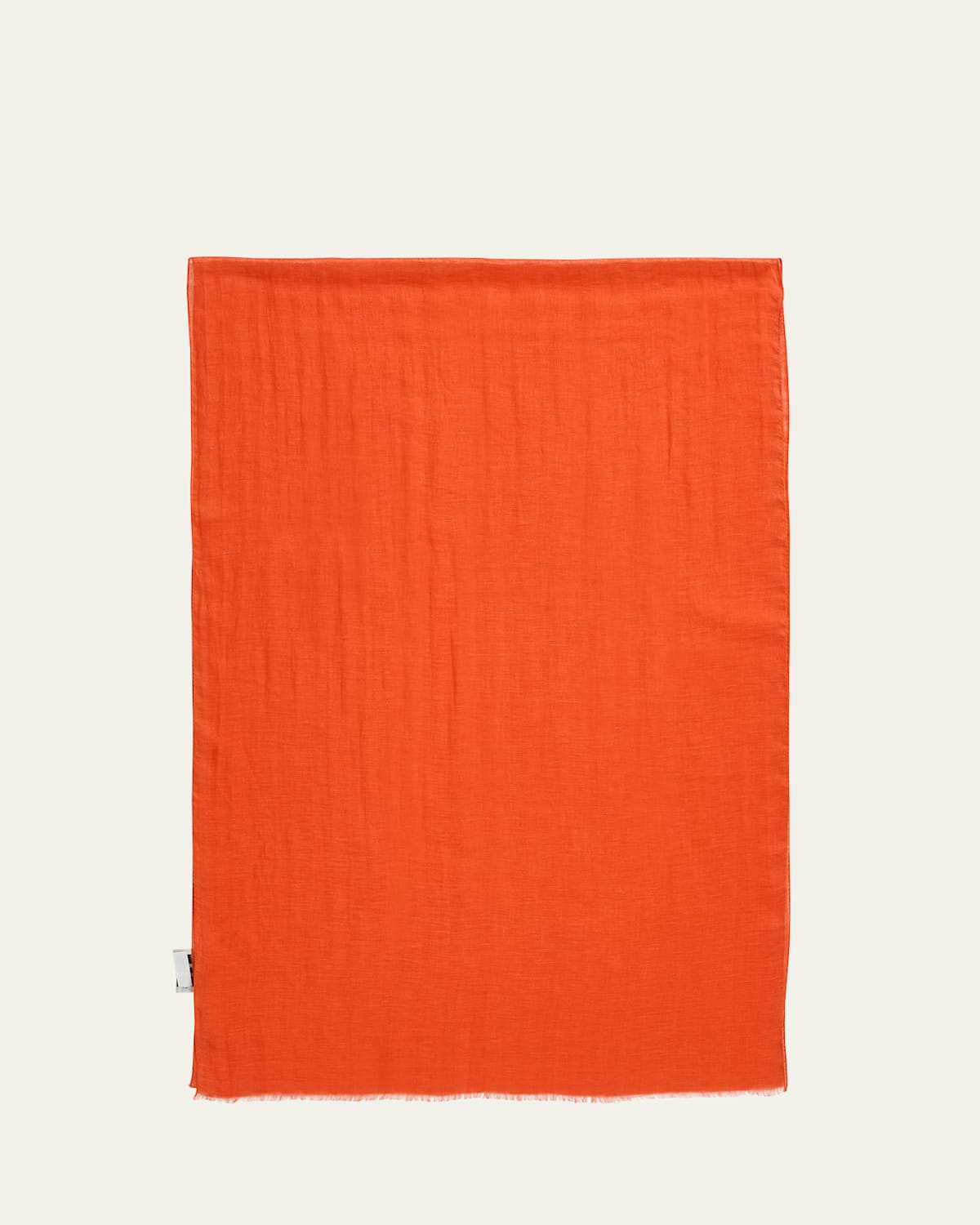 Men's Solid Linen Scarf