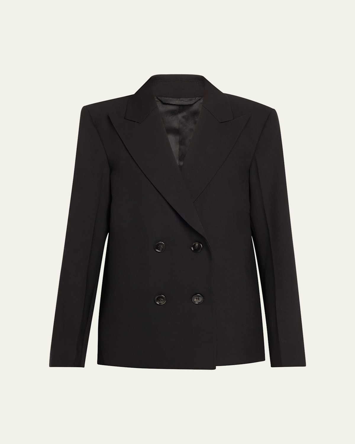 Double-Breasted Wool Blazer