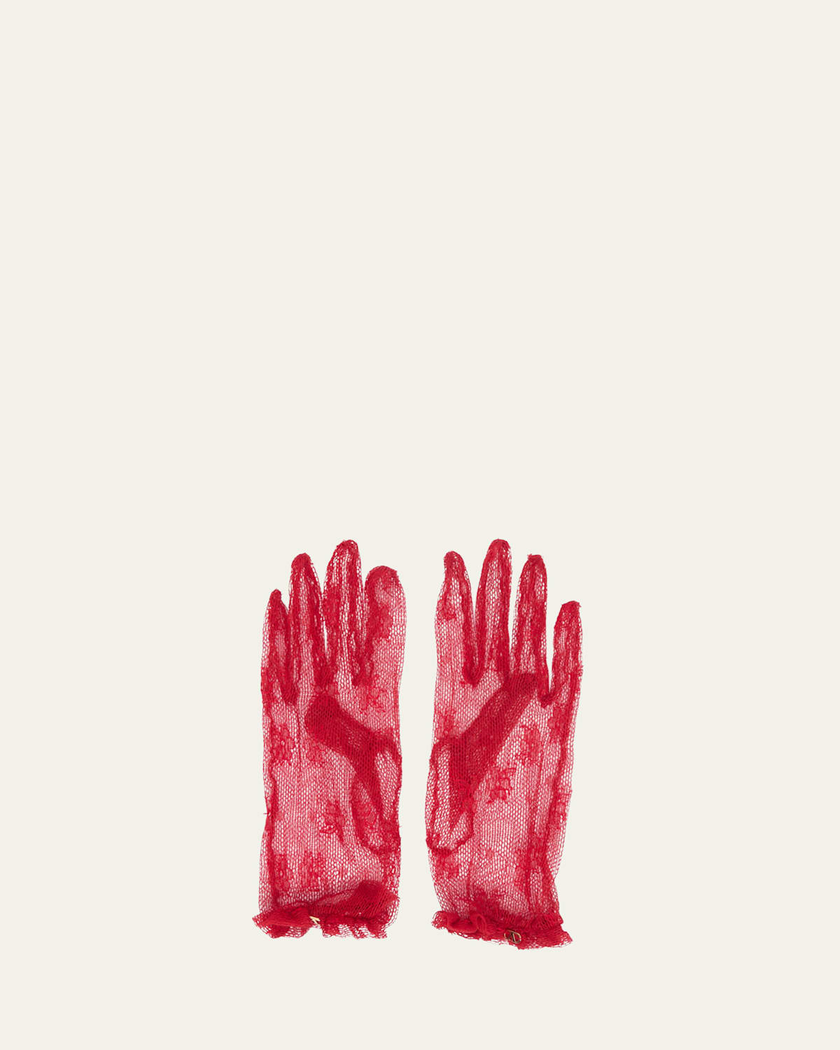 Valentino Garavani Floral Lace Nylon Blend Gloves | Thumbnail 4 Valentino Garavani Floral Lace Nylon Blend Gloves | Thumbnail 4
