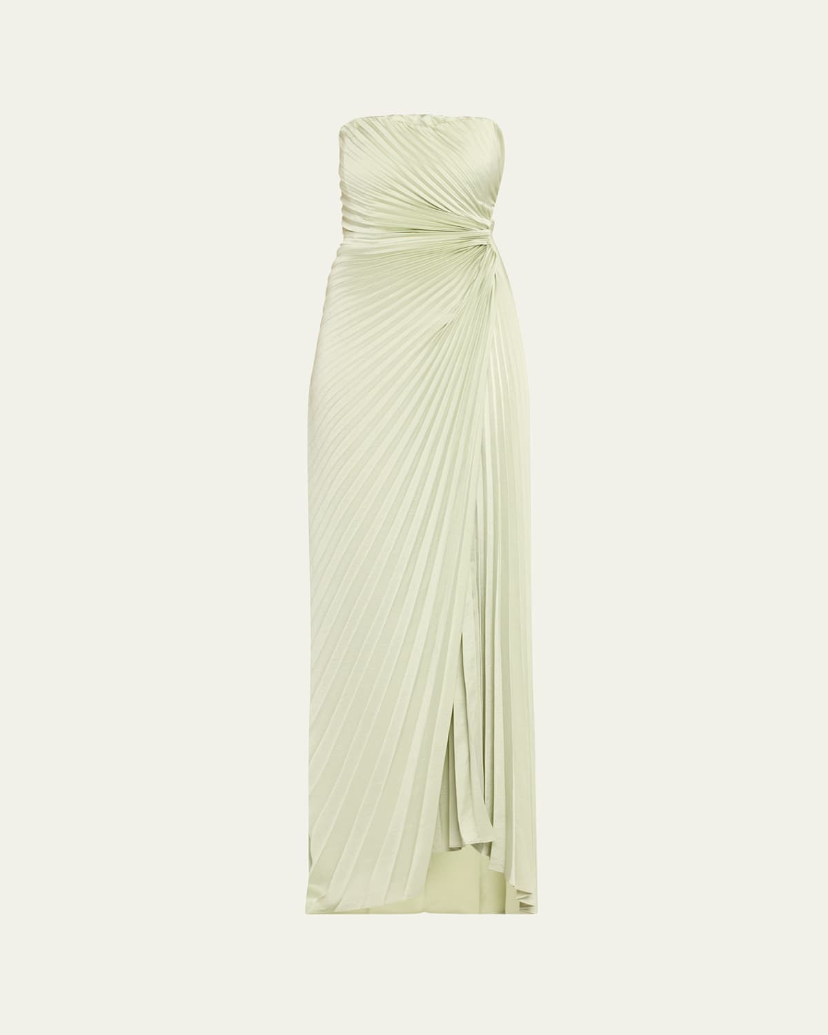 A.L.C LAYLA PLEATED STRAPLESS GOWN 