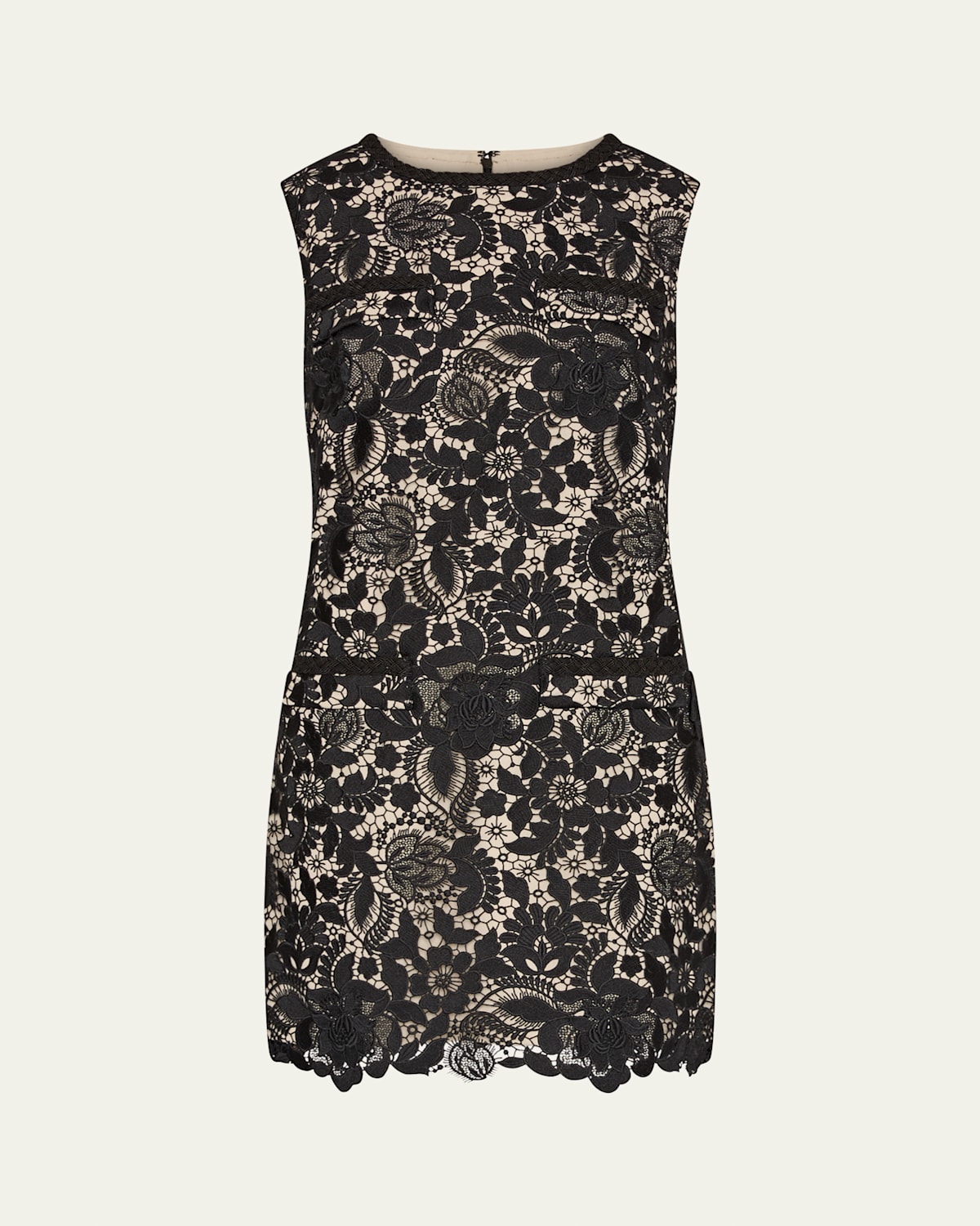 3D Garden Lace Mini Dress