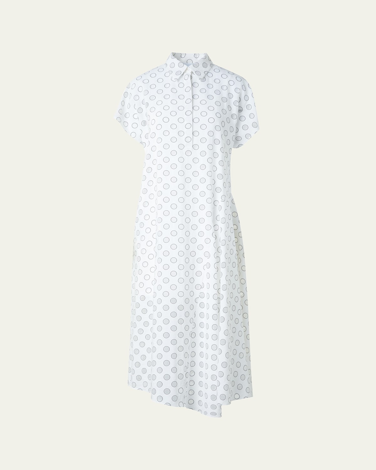Polka Dot Polo Shirtdress
