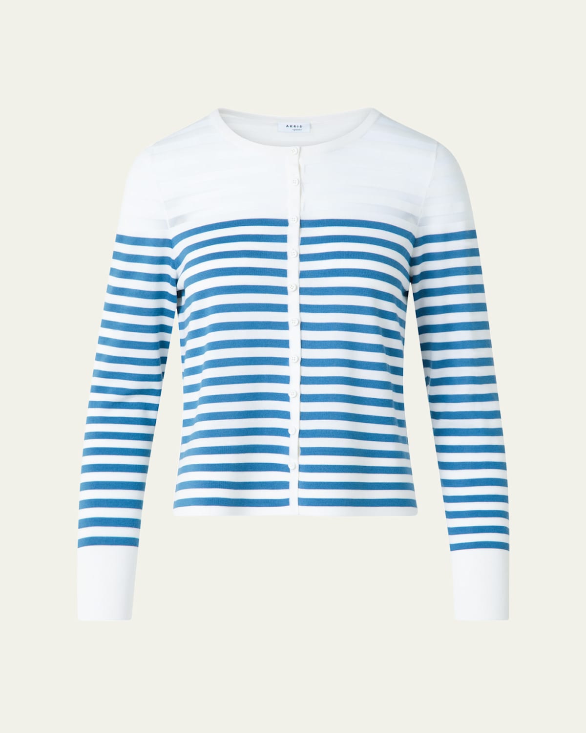 Kodak Stripes Merino Wool Cardigan