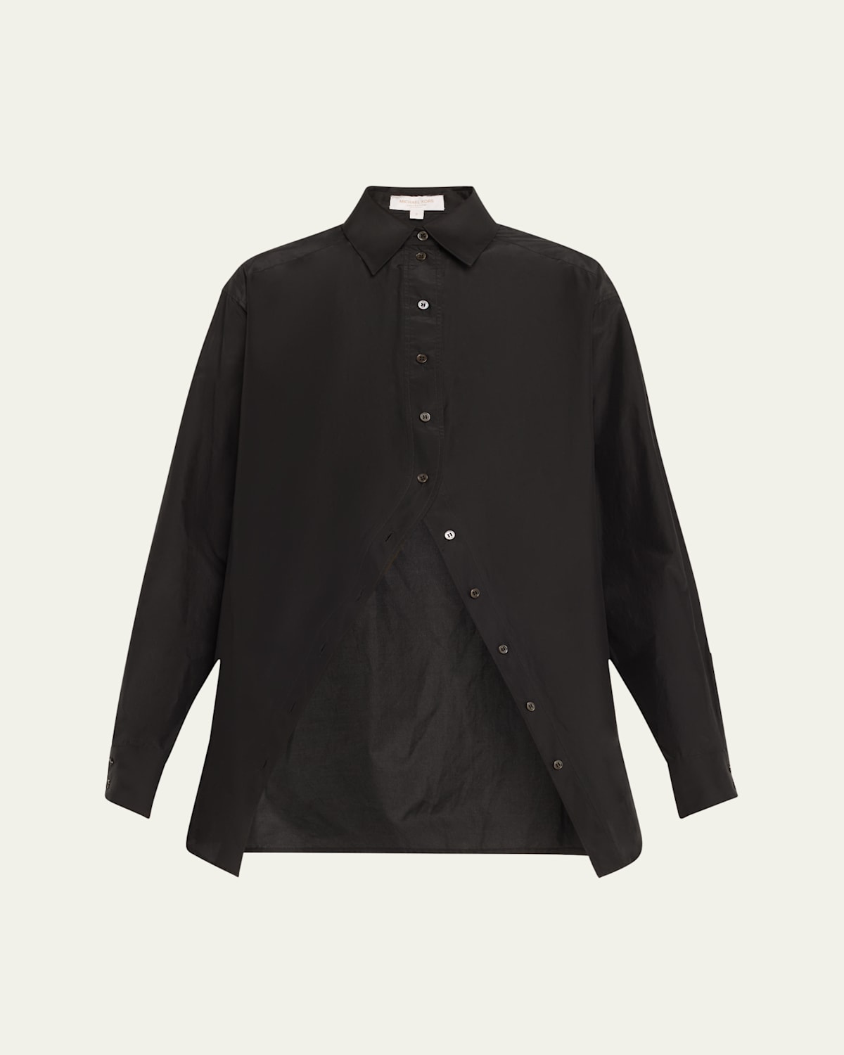 Portrait Collar Button Down Shirt
