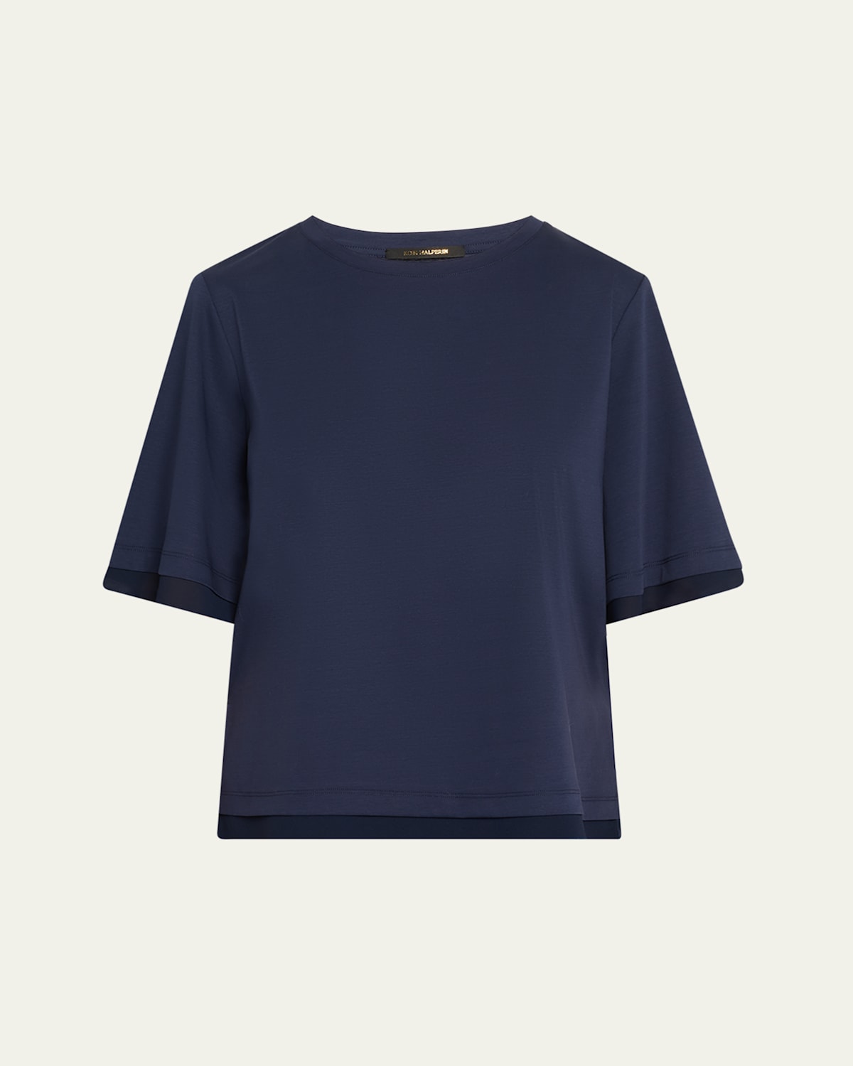 Kobi Halperin Erlich Crewneck Cotton T-shirt In Midnight Blue