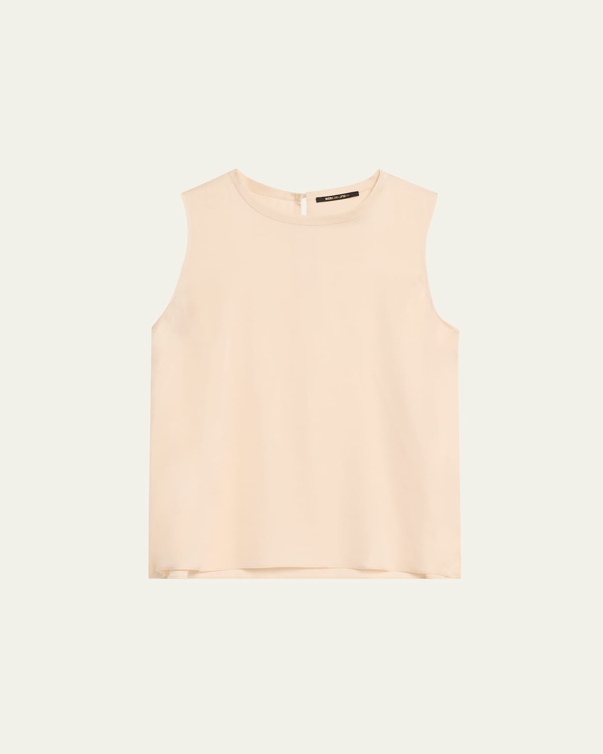 Kobi Halperin Aura Sleeveless Silk-blend Blouse In Ecru
