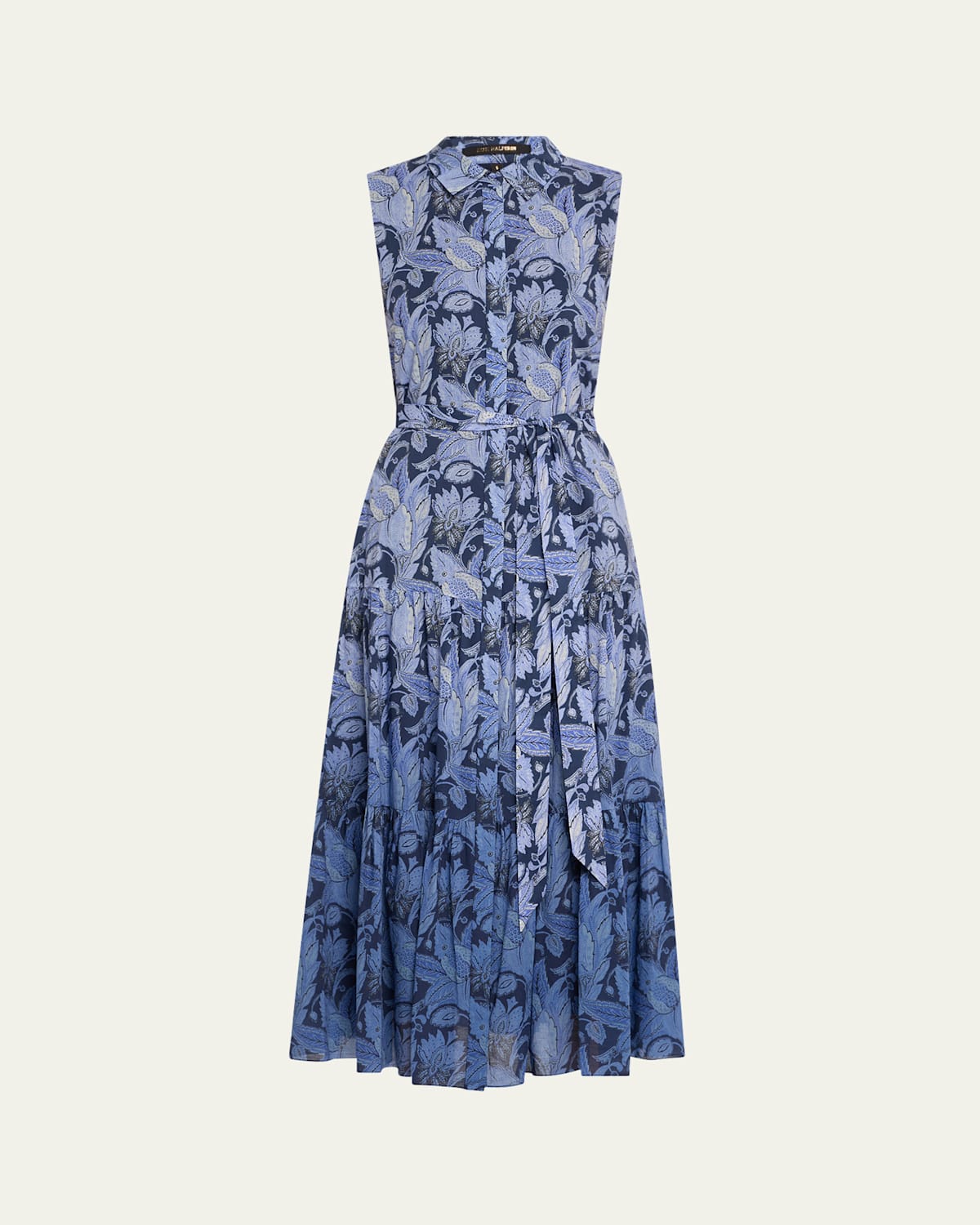 Blayn Tiered Ombre Floral-Print Maxi Dress