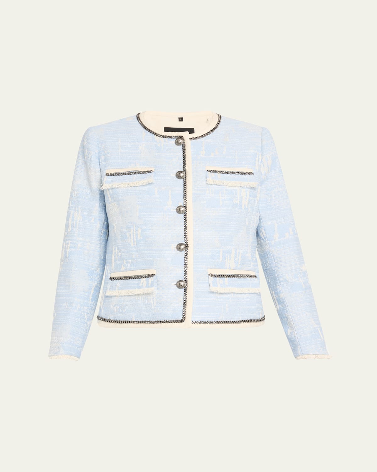 Lark Fringed Chain-Trim Jacket