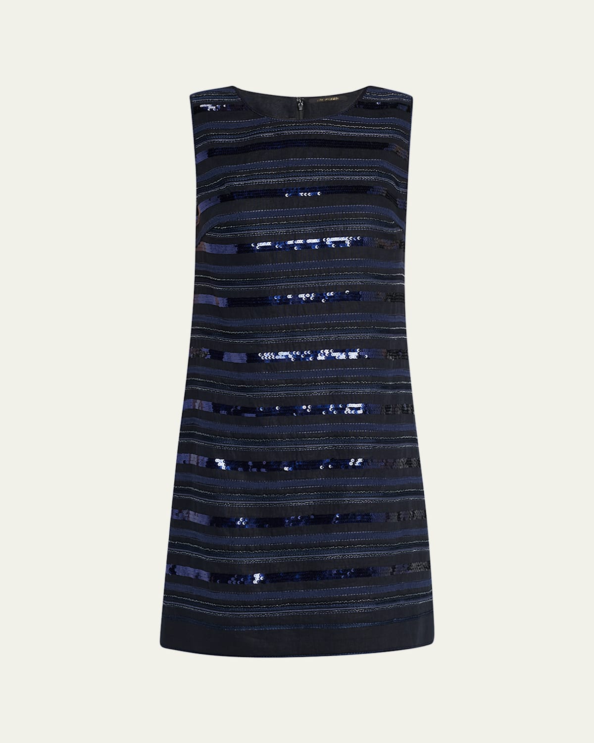 Kobi Halperin Jenae Sleeveless Beaded Linen Mini Dress